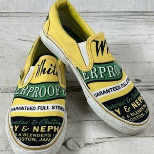 Wray & Nephew Overproof Rum Sneaker Slip-on Shoes (VANS-Like) US Sz 6, UK 5, EUC